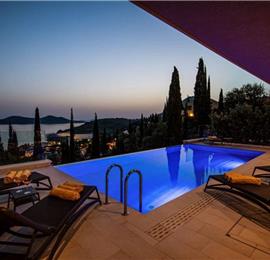 5-Bedroom Luxury Sea-View Villa with Infinity Pool near Dubrovnik – Sleeps 10